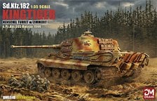 DRAMi Model 2차대전 독일군 Sd.Kfz.182 킹 타이거 헨셸 포탑 w/짐머리트 s.Pz.Abt (프라모델)
