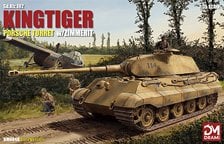 DRAMi Model 2차대전 독일군 Sd.Kfz.182 킹 타이거 포르쉐 포탑 w/짐머리트 (프라모델)