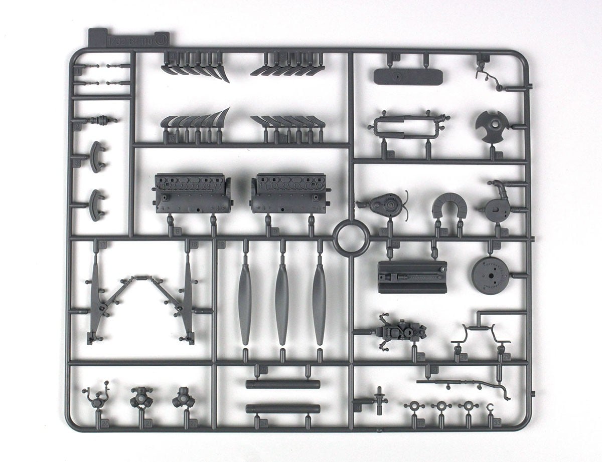 DRAMi Model 2차대전 독일군 Bf110D-1/R1 장거리 중전투기 w/포토에칭 파츠, 와이어 (프라모델) 이미지 8
