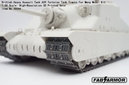 FAB Scale Workable Track Set for British Tortoise Heavy assault tank (A39) (for Meng) (Plastic model) gambar 2