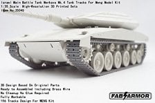 FAB Scale Workable Track Set for IDF Main Battle Tank Merkava Mk.4 (for Meng) (Plastic model)