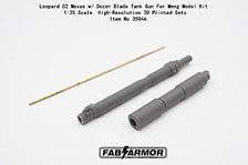 FAB Scale Gun Barrel for Canadian Army Leopard C2 MEXAS (for Meng) (Plastic model) hình ảnh 1