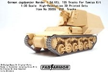 FAB Scale Workable Track Set for German Marder I self-propelled anti-tank gun (for Tamiya) (Plastic model)