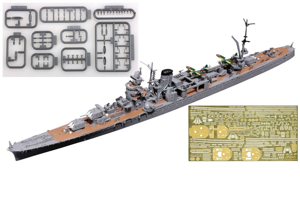 Fujimi 일본 해군 경순양함 야하기 1945/1944 스페셜 버전 (w/에칭 파츠) (프라모델) 이미지 2