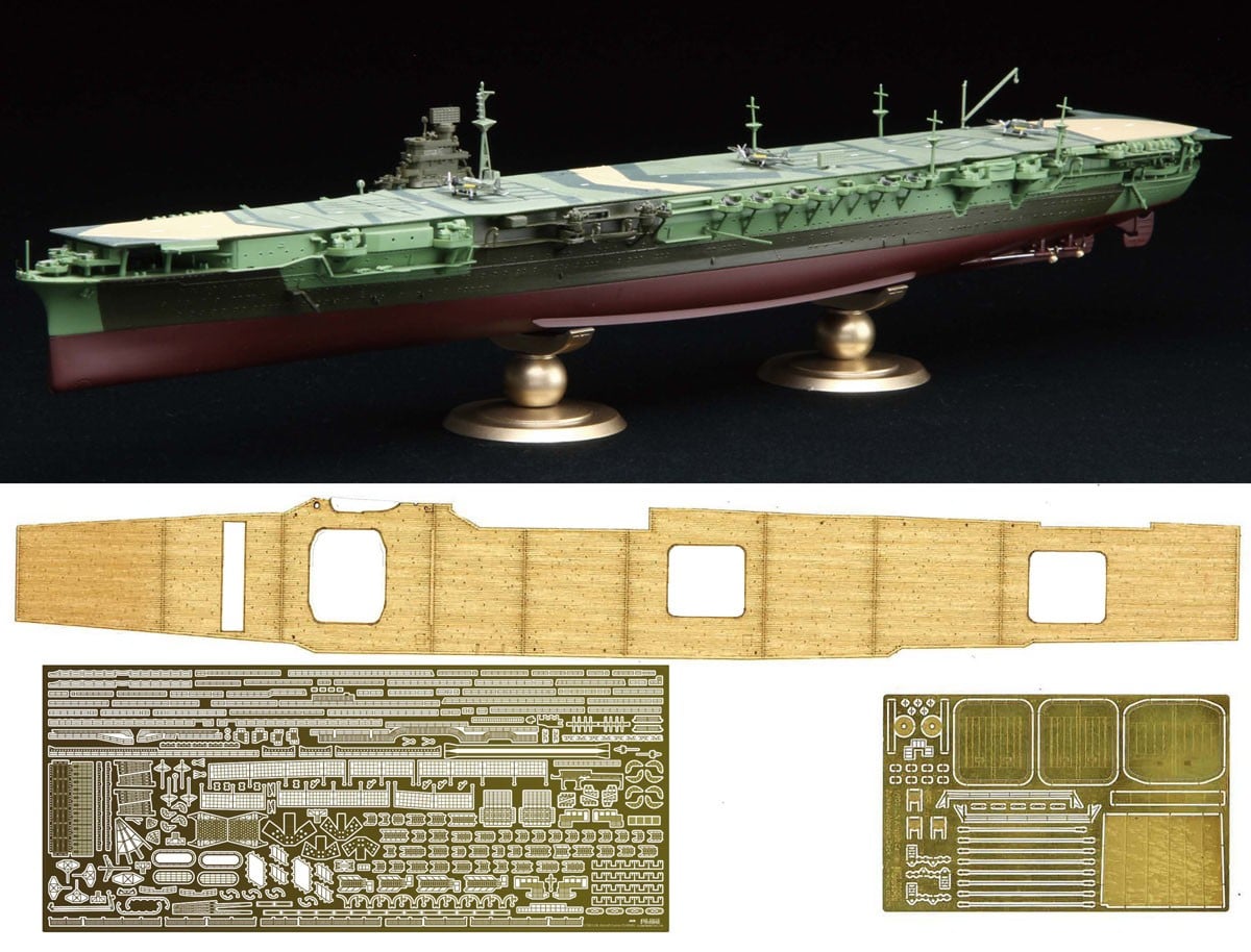 Fujimi IJN Aircraft Carrier Zuikaku Full Hull Model Special Version (w/Photo-Etched Part, Wood Deck Seal) imagen 2