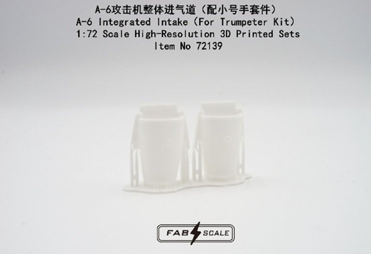 FAB Scale One-Piece Intake for A-6 (for Trumpeter kit) (Plastic model) Bild 2