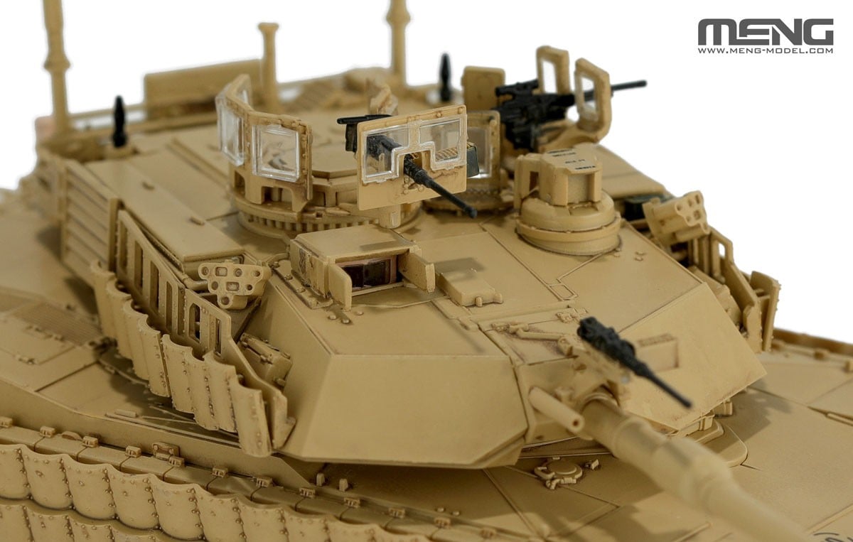 Meng Model U.S. Main Battle Tank M1A2 SEP Abrams TUSK II Accurate Color Version gambar 5
