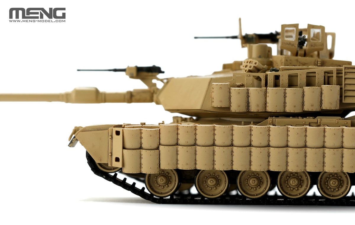 Meng Model U.S. Main Battle Tank M1A2 SEP Abrams TUSK II Accurate Color Version gambar 7