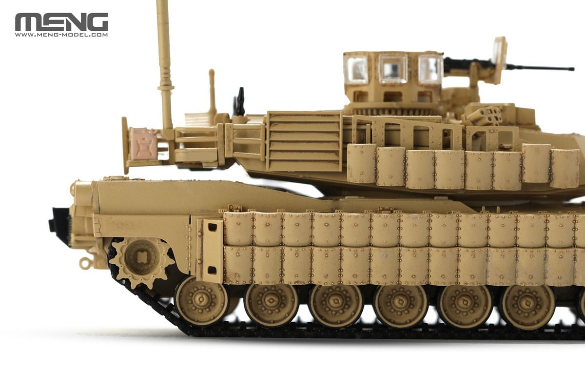 Meng Model U.S. Main Battle Tank M1A2 SEP Abrams TUSK II Accurate Color Version gambar 8