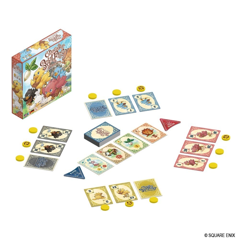 Square Enix Final Fantasy Chocobo Frenzy Board Game รูปภาพ 3