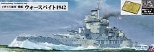 Pit-Road HMS Warspite 1942 w/Flag &amp; Flagpole &amp; Ship Name Photo-Etched Parts รูปภาพ 1