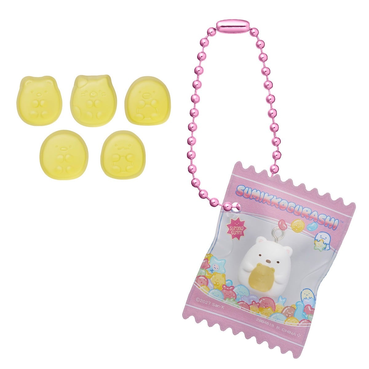 Bandai Sumikko Gurashi Gummy with Mascot &amp; Pouch (Set of 12) รูปภาพ 2