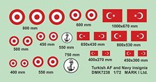 Mark I Models Turkish AF and Navy Insignia Decal image 1