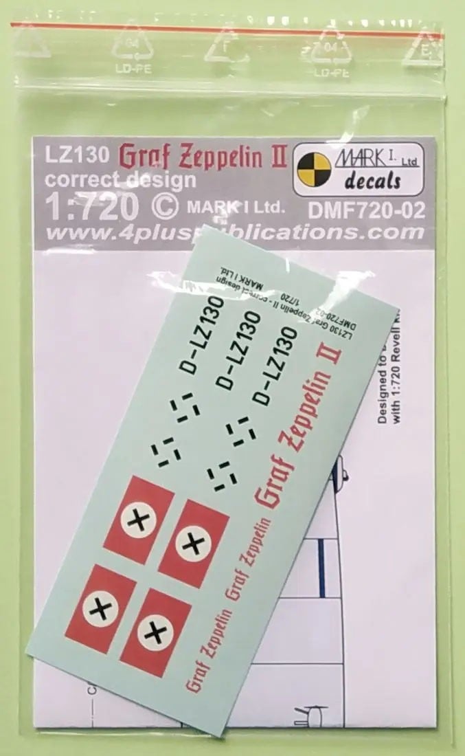 Mark I Models Zeppelin LZ130 `Graf Zeppelin II` Decal (for Revell) image 2