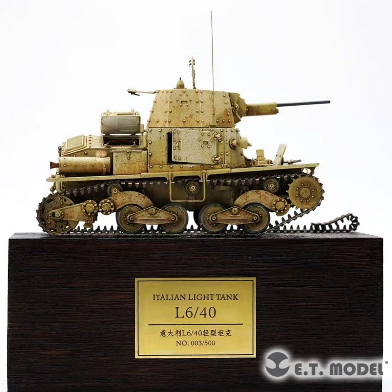 E.T.Model 2차 대전 이탈리아 L6/40 경전차 (풀 키트) 이미지 5