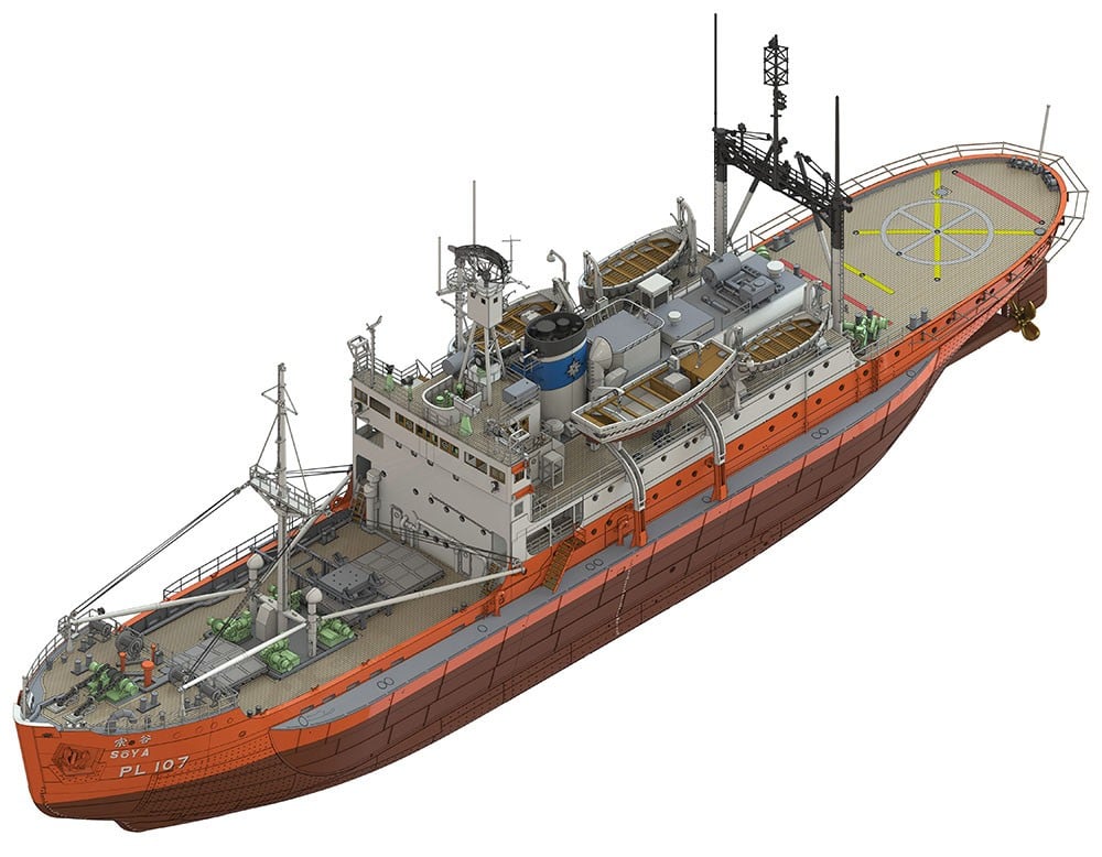 Hasegawa Soya Antarctica Observation Ship Antarctica Observation 1st Corps รูปภาพ 3