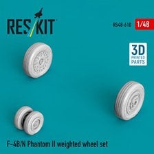 Reskit F-4B/N Phantom II weighted wheel set
