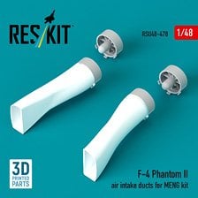 Reskit F-4 Phantom II air intake ducts (for MENG) 이미지 1