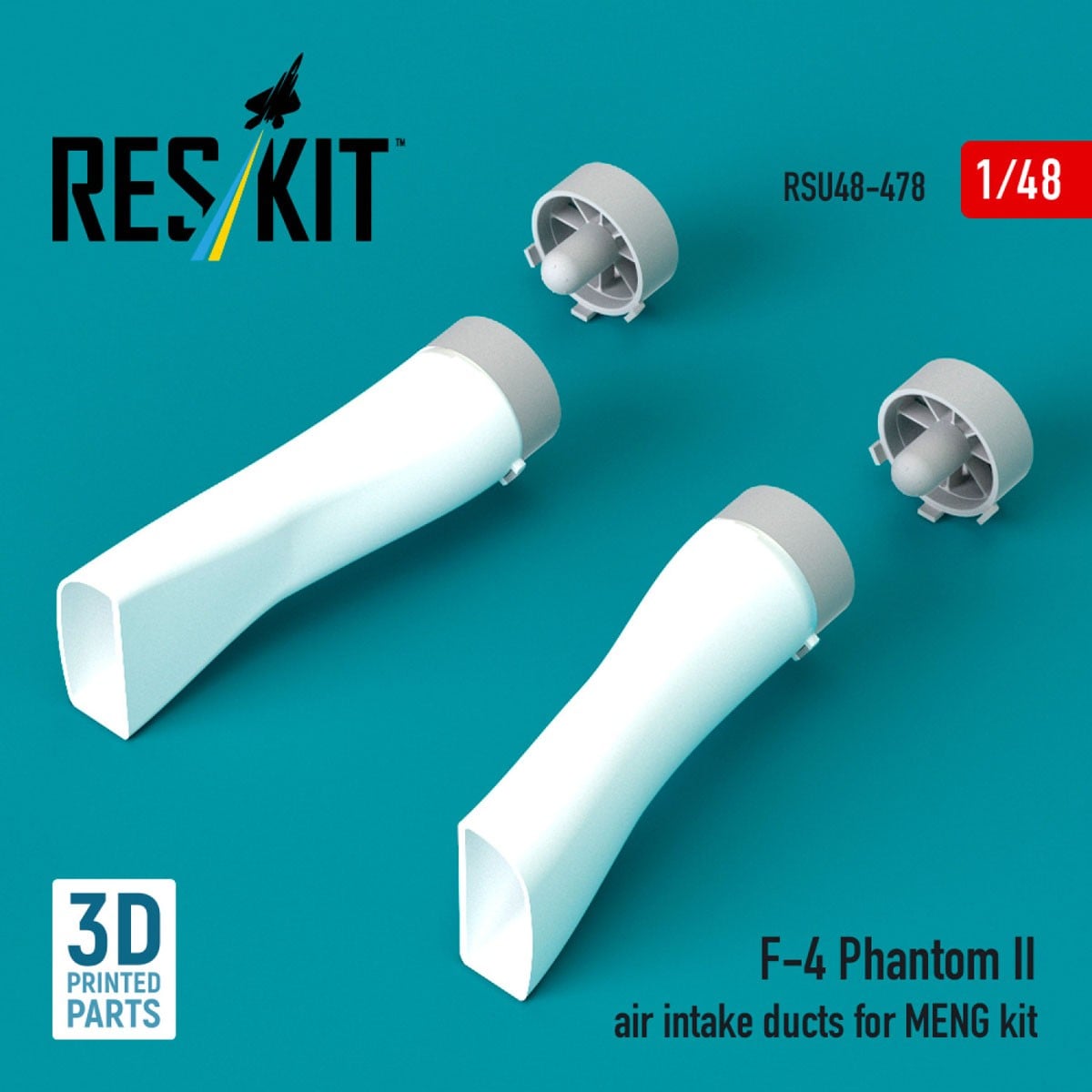 Reskit F-4 Phantom II air intake ducts (for MENG) 이미지 2