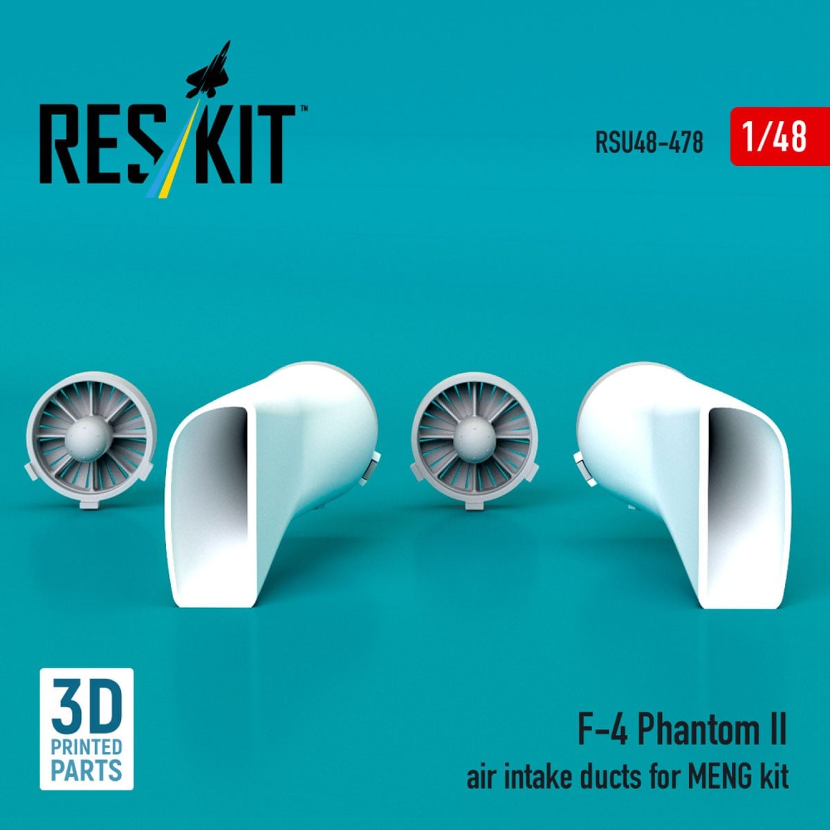 Reskit F-4 Phantom II air intake ducts (for MENG) 이미지 3
