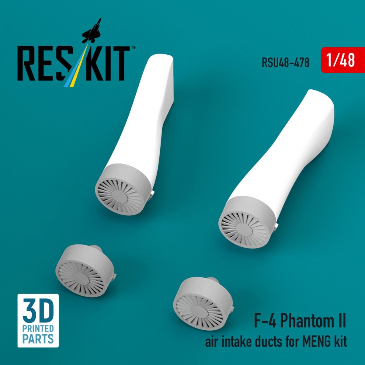 Reskit F-4 Phantom II air intake ducts (for MENG) 이미지 4