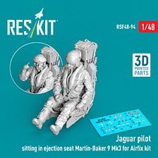 Reskit Jaguar pilot sitting in ejection seat Martin-Baker 9 Mk3 (for Airfix) 图片 1