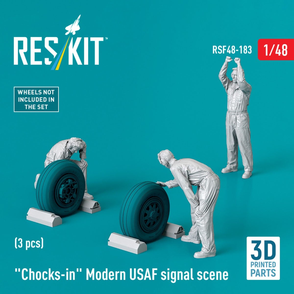 Reskit Chocks-in Modern USAF signal scene (3 pices) image 4