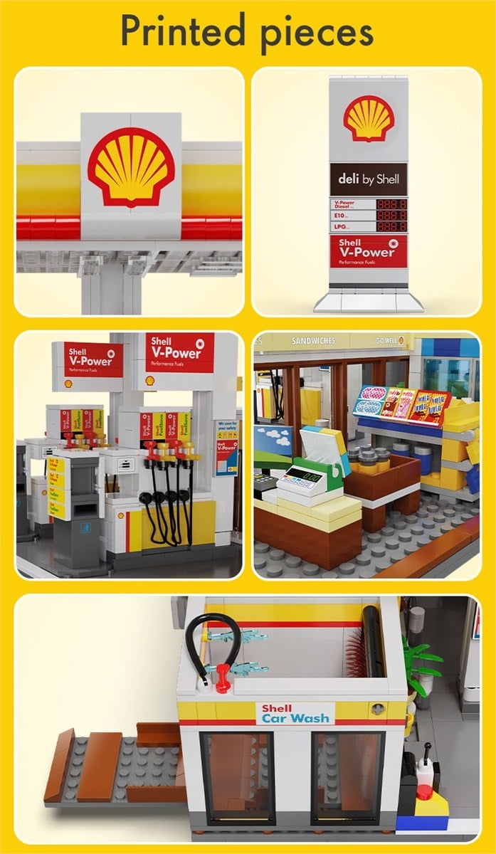 Doyusha [Shell]Block Kit Shell Retail Station (Large) รูปภาพ 5