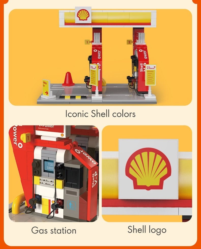 Doyusha [Shell]Block Kit Shell Retail Station (Small) รูปภาพ 4
