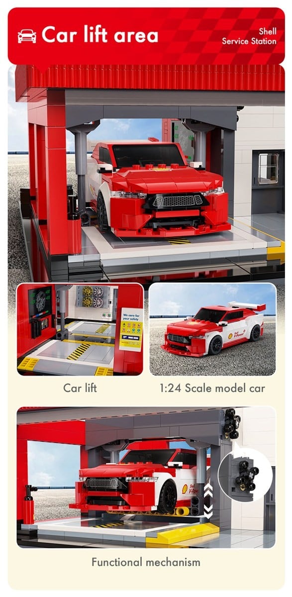 Doyusha [Shell]Block Kit Shell Service Station Bild 4