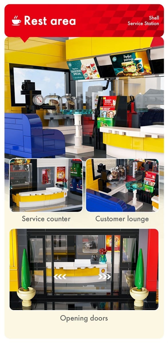 Doyusha [Shell]Block Kit Shell Service Station Bild 6