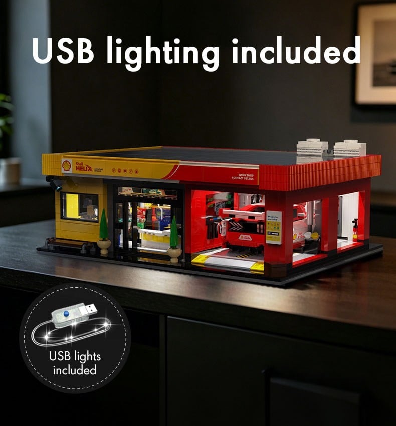 Doyusha [Shell]Block Kit Shell Service Station Bild 7