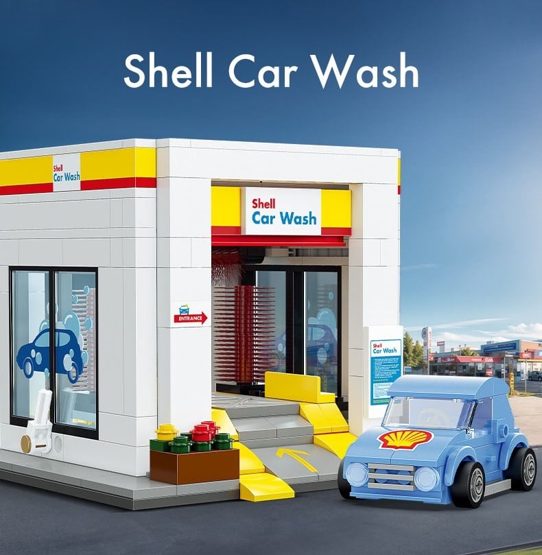 Doyusha [Shell]Block Kit Shell Car Wash imagen 3