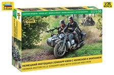 Zvezda Zundapp K800 w/SIDECAR 图片 1