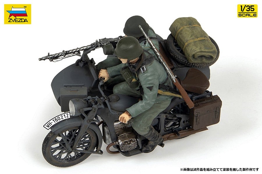 Zvezda Zundapp K800 w/SIDECAR 图片 2