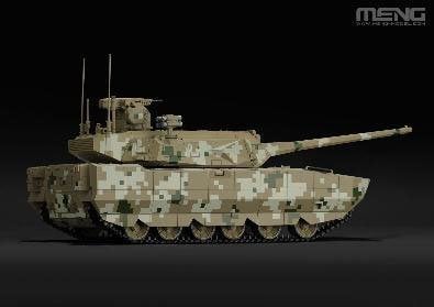 Meng Model Chinese Main Battle Tank ZTZ-100 Accurate color version รูปภาพ 3