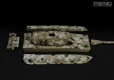 Meng Model Chinese Main Battle Tank ZTZ-100 Accurate color version รูปภาพ 5