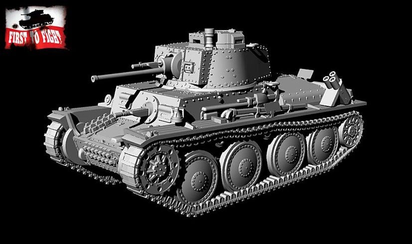 FTF German light Tank Pz.Kpfw.38(t) Ausf.G or Panzerbefehlswagen (Pz.BfWg) 38(t) Ausf.G 画像 4