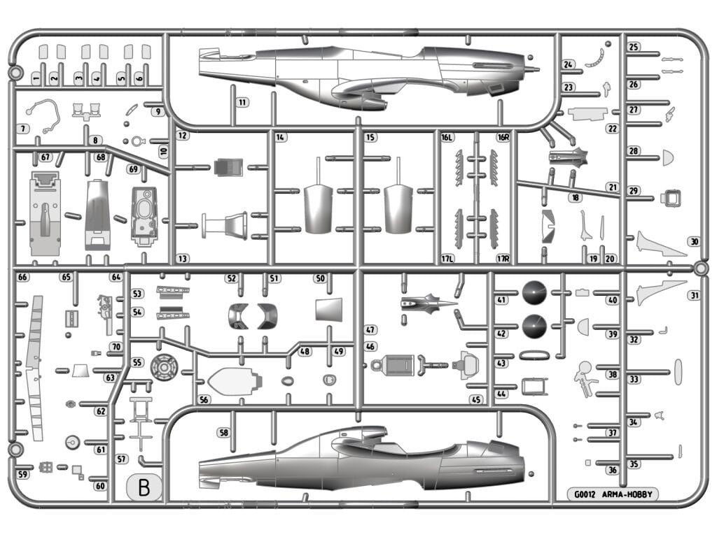 Arma Hobby F-6D/K Mustang รูปภาพ 5