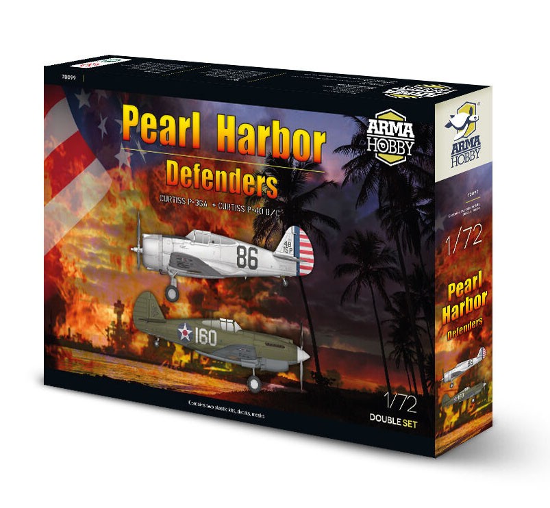 Arma Hobby Pearl Harbor Defenders P-36A &amp; P-40B/C. รูปภาพ 3