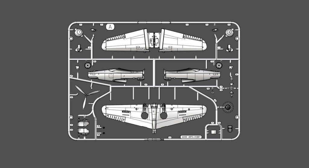 Arma Hobby Pearl Harbor Defenders P-36A &amp; P-40B/C. รูปภาพ 7