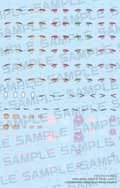 Kotobukiya MEGAMI DEVICE M.S.G PUNI MOFU SHIRO MAO EYE DECAL SET
