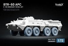 Scale X BTR-60 APC K-58 일반 휠 세트 (9개 세트) (ICM/ScaleX용)