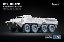 Scale X BTR-80 APC K-58 일반 휠 세트 (9개 세트) (Trumpeter/ACE용)