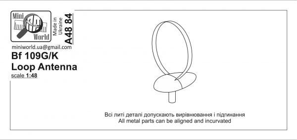 MiniWorld Bf 109G/K Loop Antenna image 2