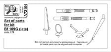 MiniWorld Bf 109G (late) Detail parts set hình ảnh 1