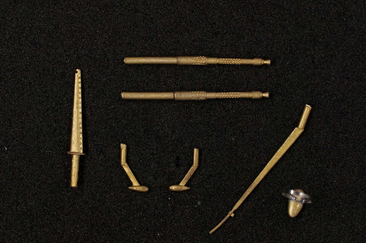 MiniWorld Bf 109G (late) Detail parts set hình ảnh 3