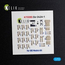 Reskit Go-242A-1 - interior 3D decals for IBG Models kit