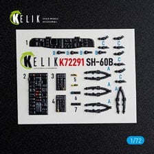 Reskit SH-60B Seahawkk - interior 3D decals for Hasegawa kit 图片 1