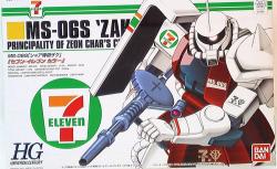 Bandai HGUC/Gundam Zaku For Use With Char 7-Eleven ver. รูปภาพ 1